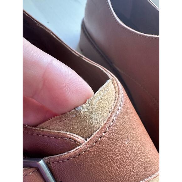 Seychelles Catch Me Monk Strap tan  Loafer  size 8 - Picture 8 of 10